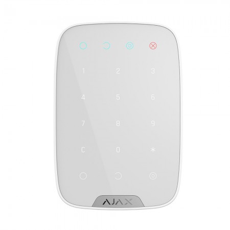 Бездротова сенсорна клавіатура Ajax KeyPad (White)