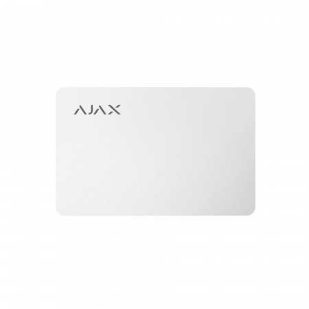 Захищена безконтактна картка для клавіатури Ajax Pass (White)