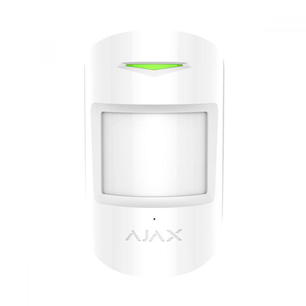 Бездротовий датчик руху і розбиття Ajax CombiProtect (White)