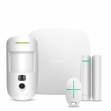 Комплект сигналізації Ajax StarterKit Cam Plus (White)