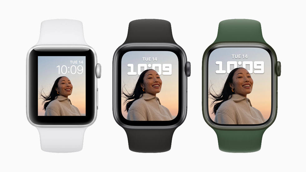 Великий дисплей в Apple Watch 7
