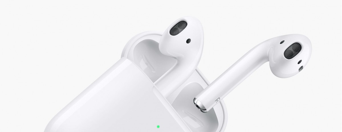 Акумулятор в Бездротові навушники Apple AirPods 2 (2019) with Wireless Charging Case (MRXJ2)