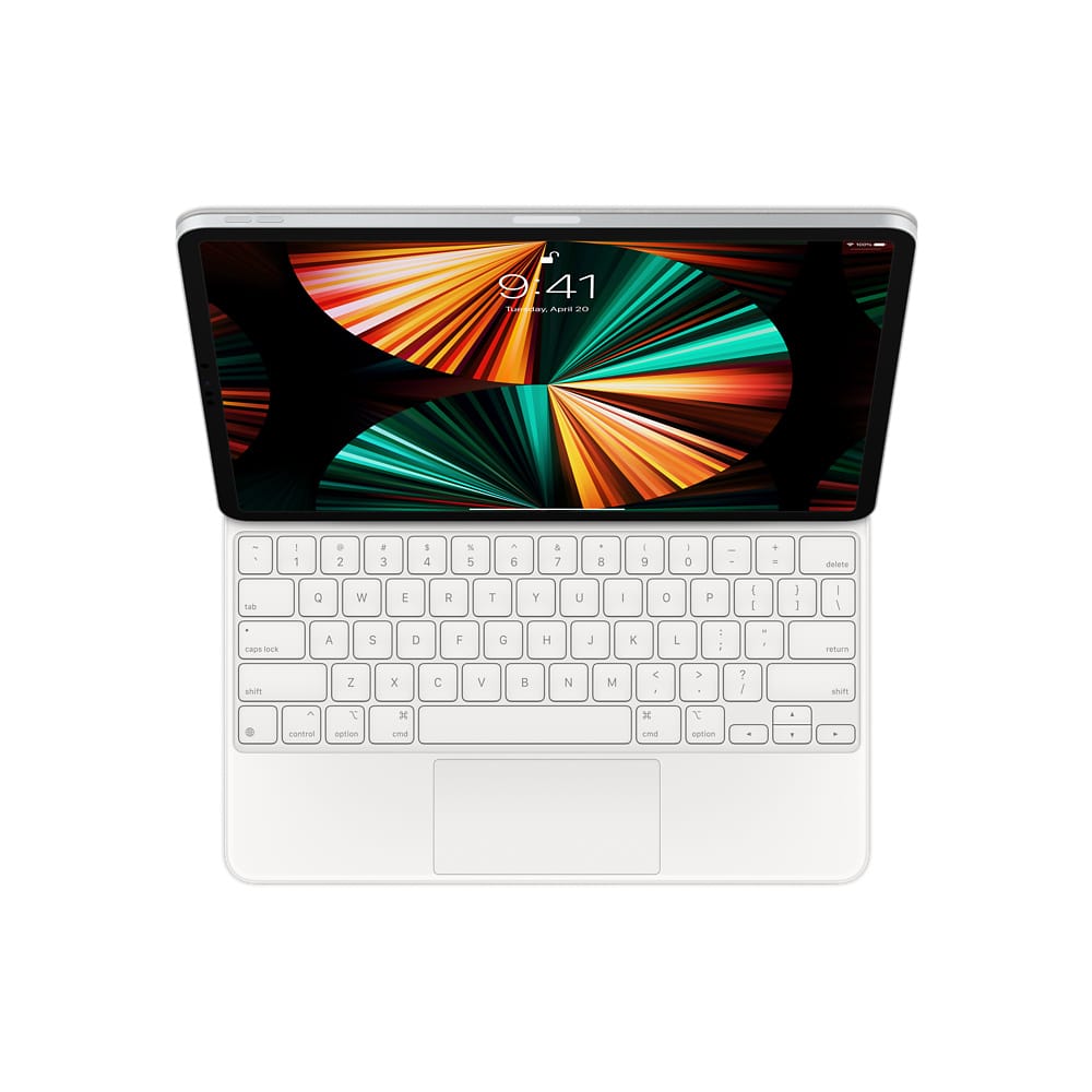 Чохол-клавіатура Apple Magic Keyboard для планшету iPad Pro 12.9" 2021 5nd Gen (MJQL3) White