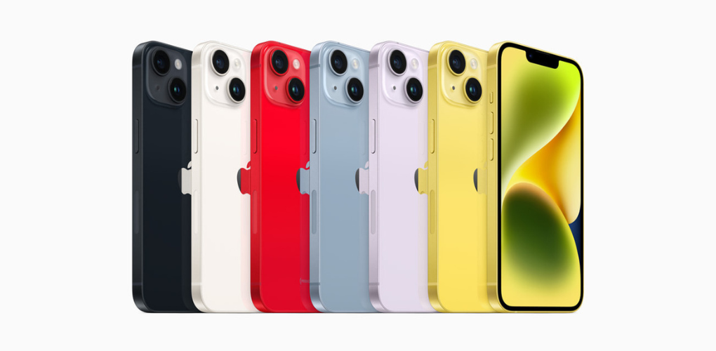 Купити нові iPhone 14 та iPhone 14 Plus в жовтому кольорі