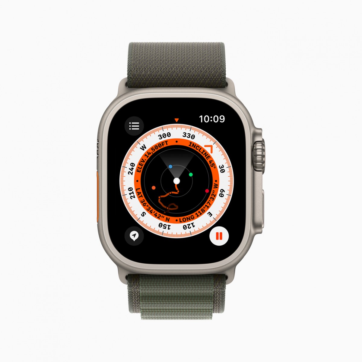 Компас в watchOS 9 для Apple Watch