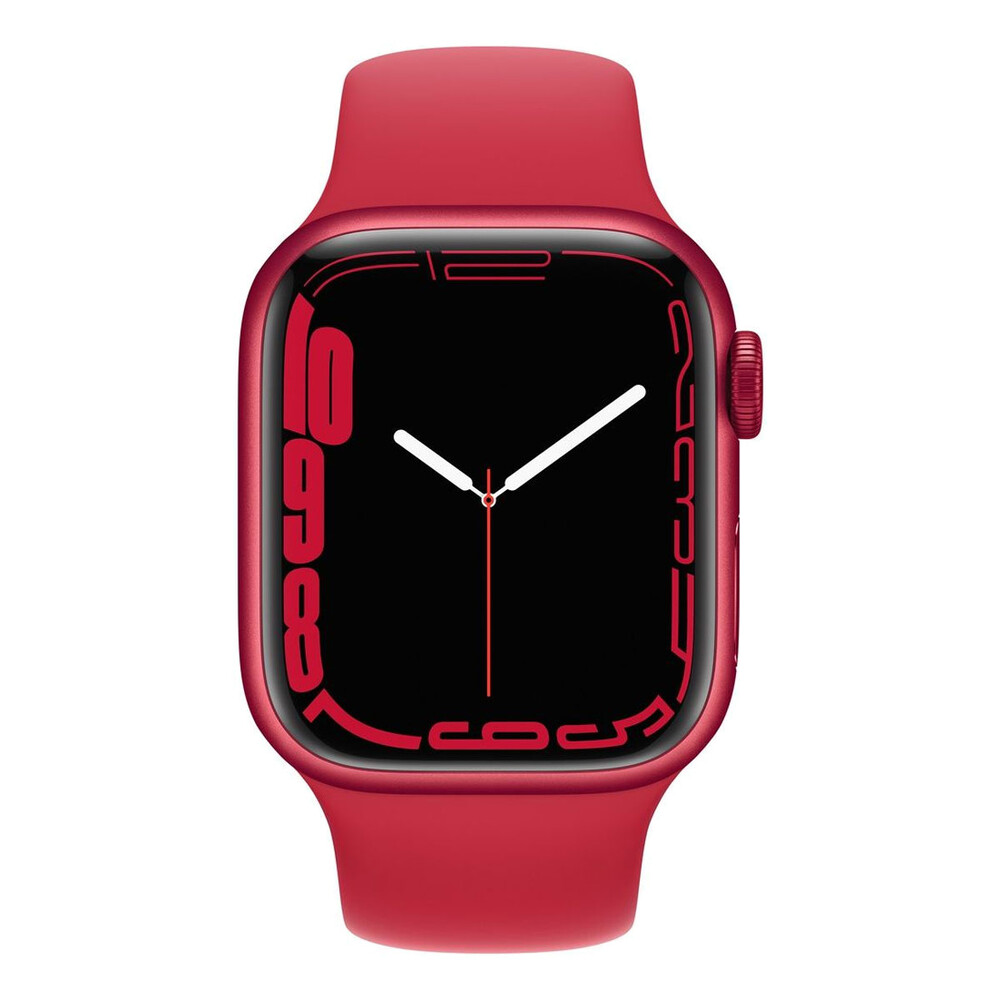 Apple Watch Series 7 41mm PRODUCT(RED) Aluminum Case with Red Sport Band (MKN23)