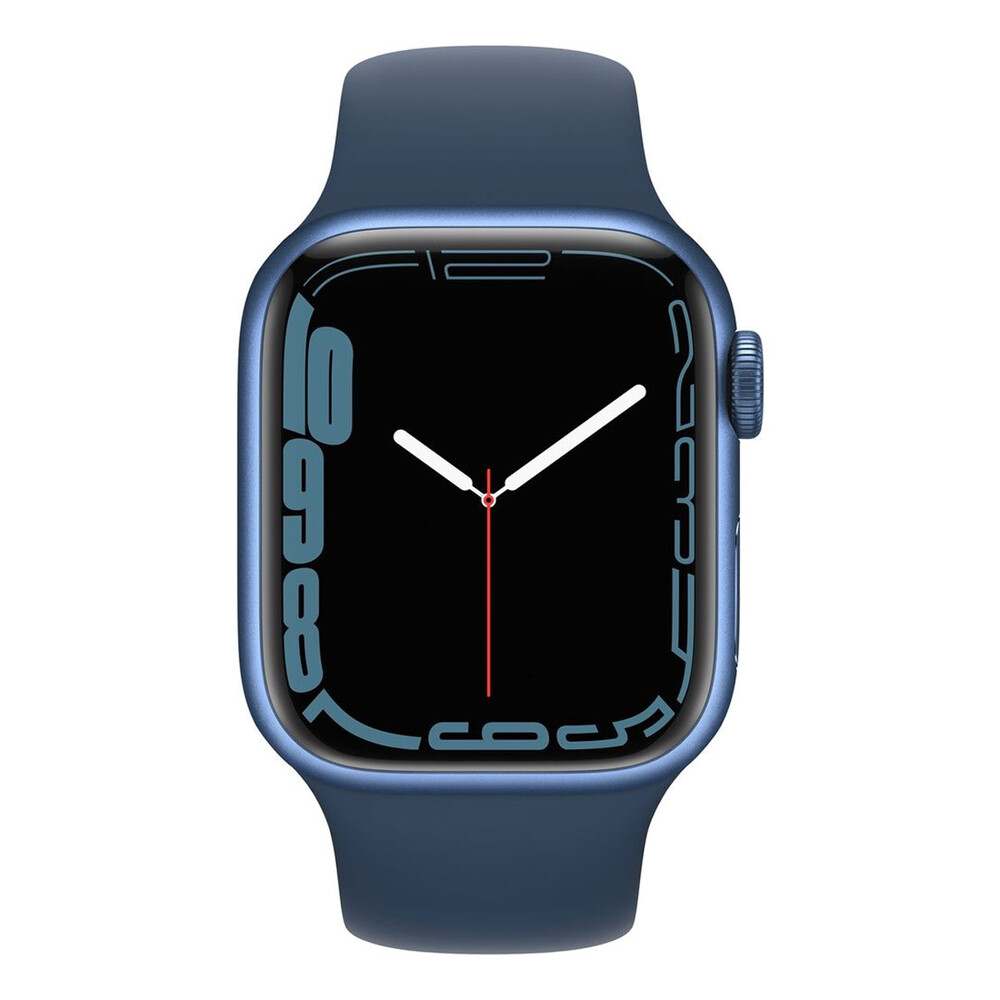 Apple Watch Series 7 41mm Blue Aluminum Case with Abyss Blue Sport Band (MKN13) у Вінниці