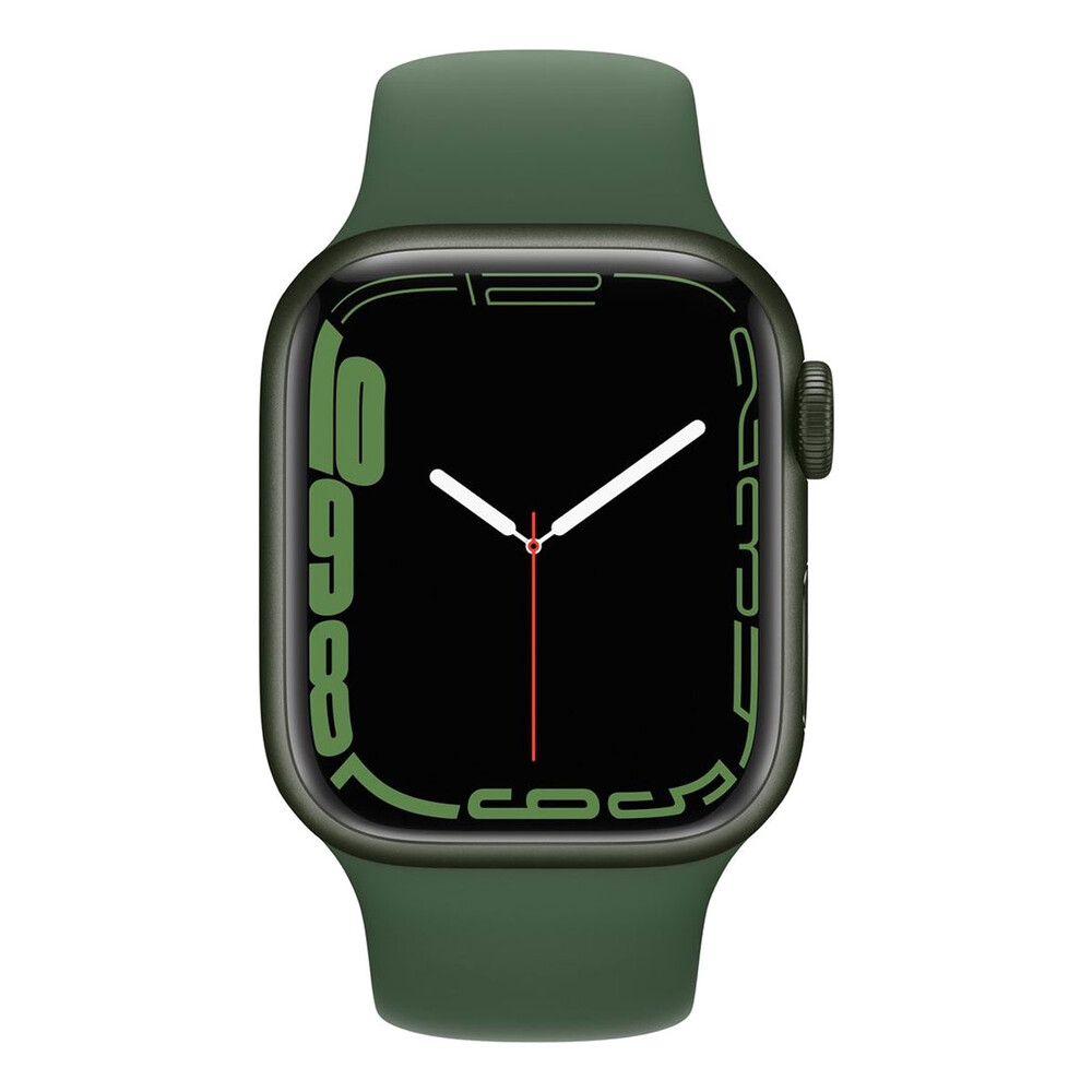 Apple Watch Series 7 41mm Green Aluminum Case with Clover Sport Band (MKN03) у Вінниці