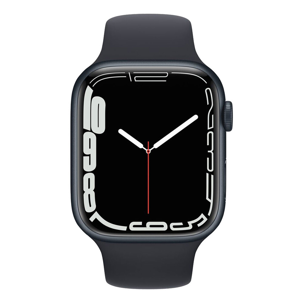 Apple Watch Series 7 45mm Midnight  Aluminum Case with Midnight  Sport Band (MKN53) у Вінниці