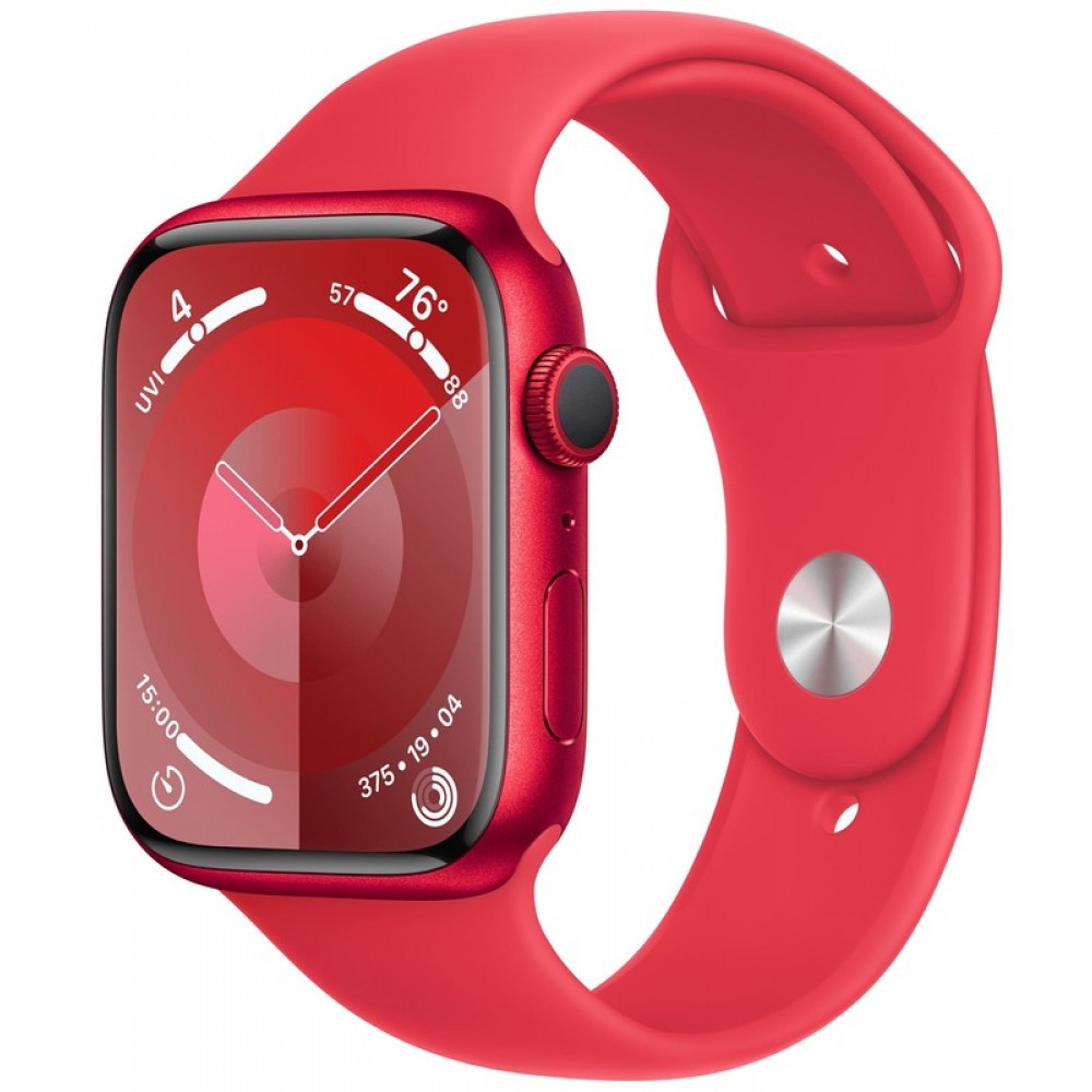 Apple Watch Series 9 41mm (PRODUCT)RED Aluminum Case with (PRODUCT)RED Sport Band - M/L (MRXH3)