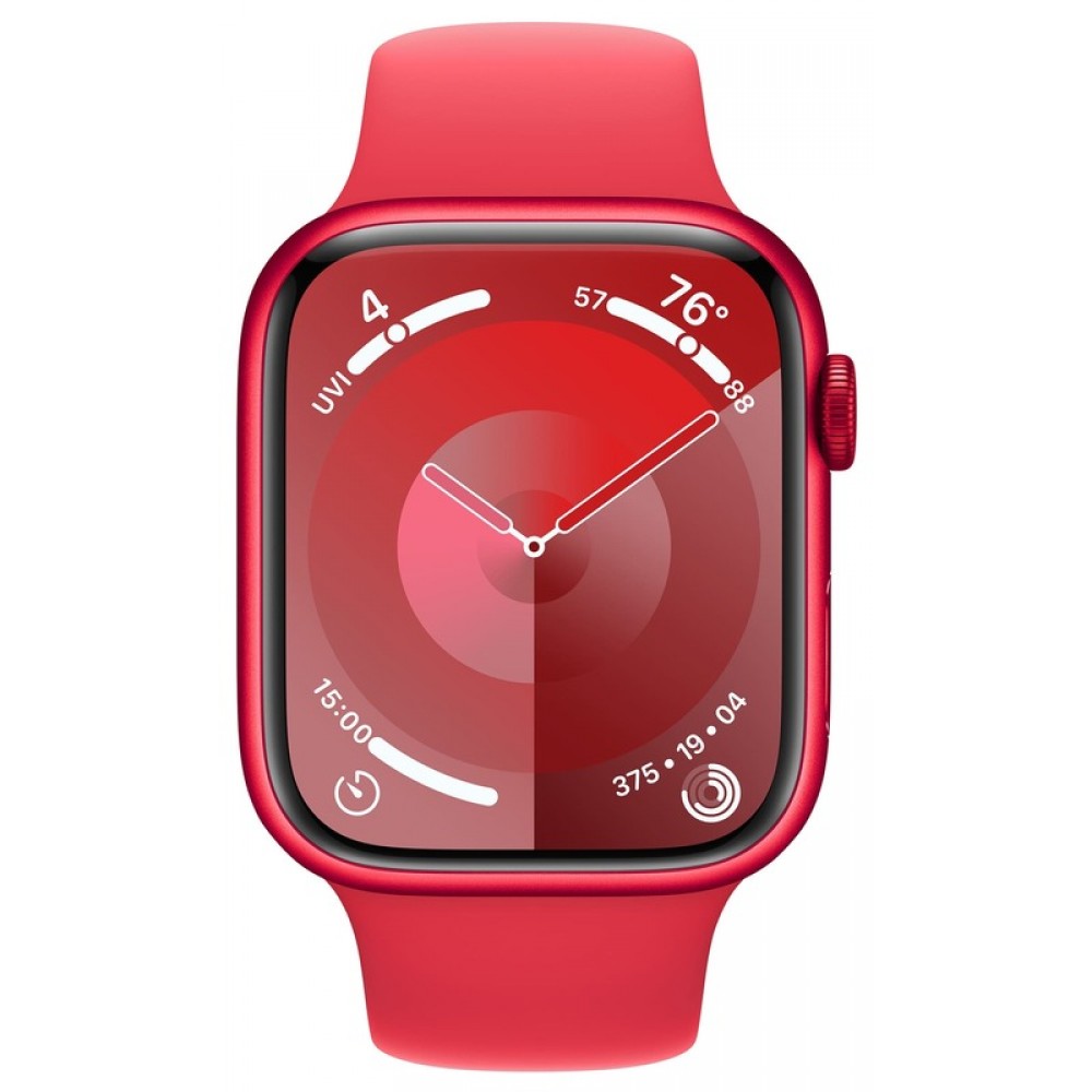Apple Watch Series 9 45mm (PRODUCT)RED Aluminum Case with (PRODUCT)RED Sport Band - M/L (MRXK3)