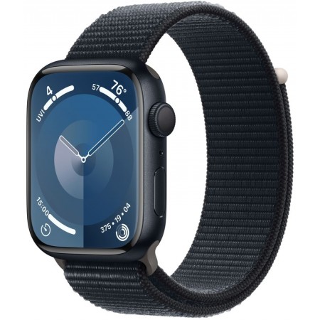 Apple Watch Series 9 41mm Midnight Aluminum Case with Midnight Sport Loop (MR8Y3)