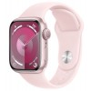 Apple Watch Series 9 41mm Pink Aluminum Case with Light Pink Sport Band - S/M (MR933) у Вінниці
