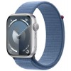 Apple Watch Series 9 41mm Silver Aluminum Case with Winter Blue Sport Loop (MR923) у Чорноморську
