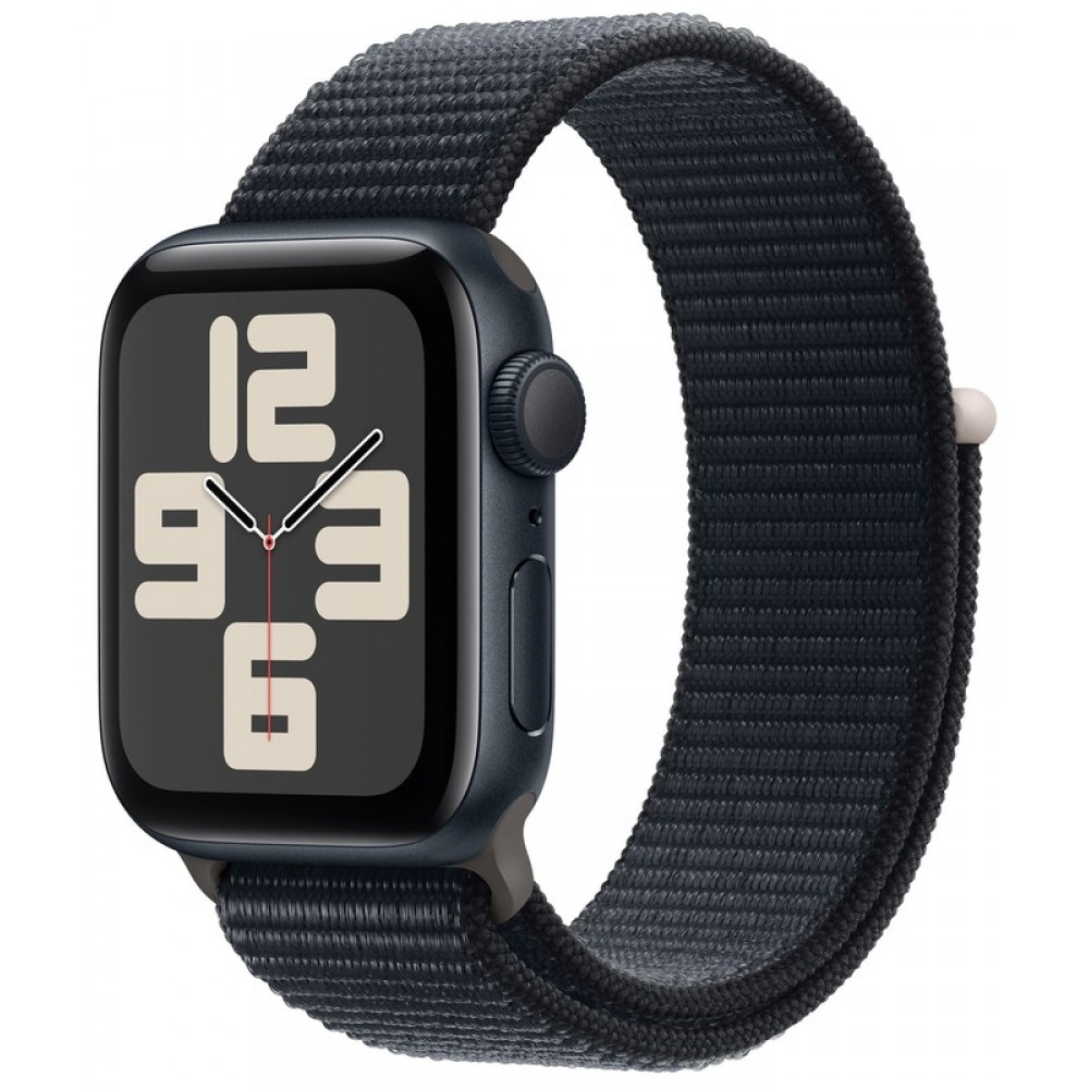 Apple Watch SE 2 2023 40mm Midnight Aluminum Case with Midnight Sport Loop (MRE03)