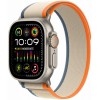 Apple Watch Ultra 2 49mm Titanium Case with Orange/Beige Trail Loop - S/M (MRF13) у Луцьку