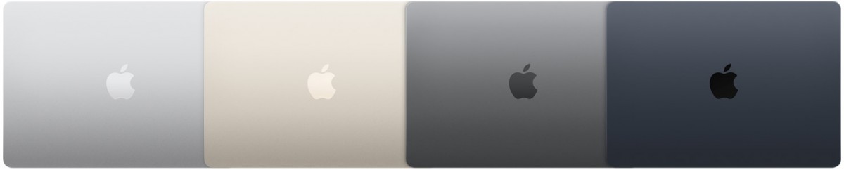в яких кольорах виробляють MacBook Air M2