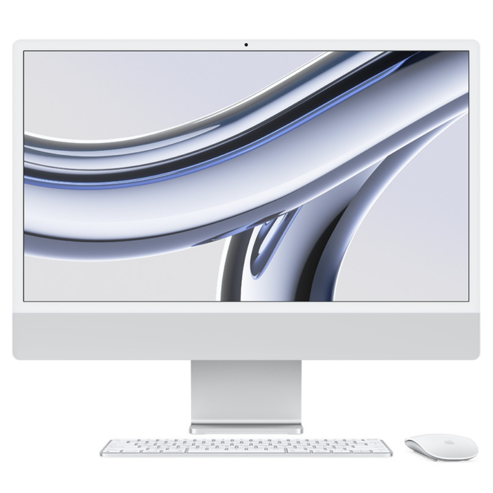 Моноблок Apple iMac 24" M3 Chip 256Gb/10GPU Silver (MQRJ3) 2023