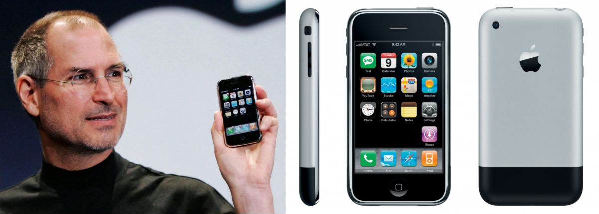 як виглядав перший Айфон (iPhone)