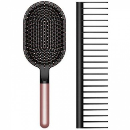 Набір Dyson-designed Paddle brush + Detangling comb Rosе/Black (965003-05)