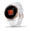 Смартгодинник Garmin Venu 2S Rose Gold Bezel with White Case and Silicone Band (010-02429-13)