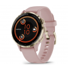 Смартгодинник Garmin Venu 3S Soft Gold Stainless Steel Bezel with Dust Rose Case and Silicone Band (010-02785-03) у Миколаєві