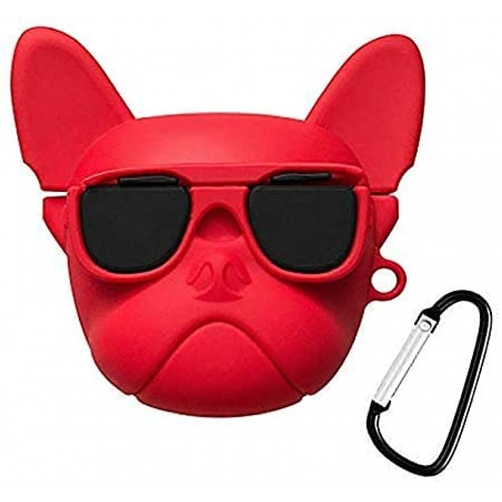 Airpods Cartoon Soft Case (Red Bulldog) у Чернівцях