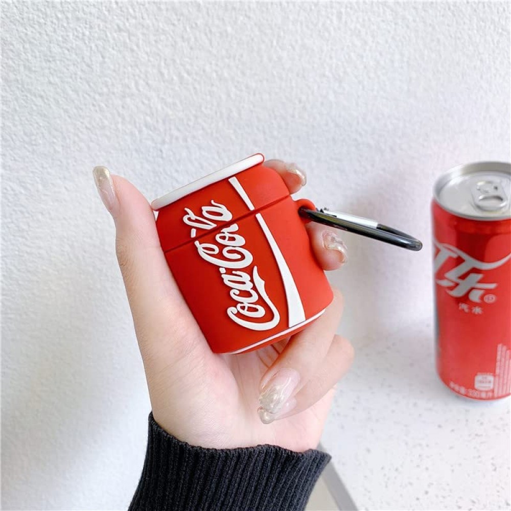 Airpods Cartoon Soft Case (Coca Cola)