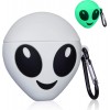 Airpods Cartoon Soft Case (Emoji Alien Neon) у Чернігові