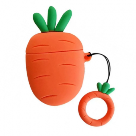 Airpods Cartoon Soft Case (Carrot)