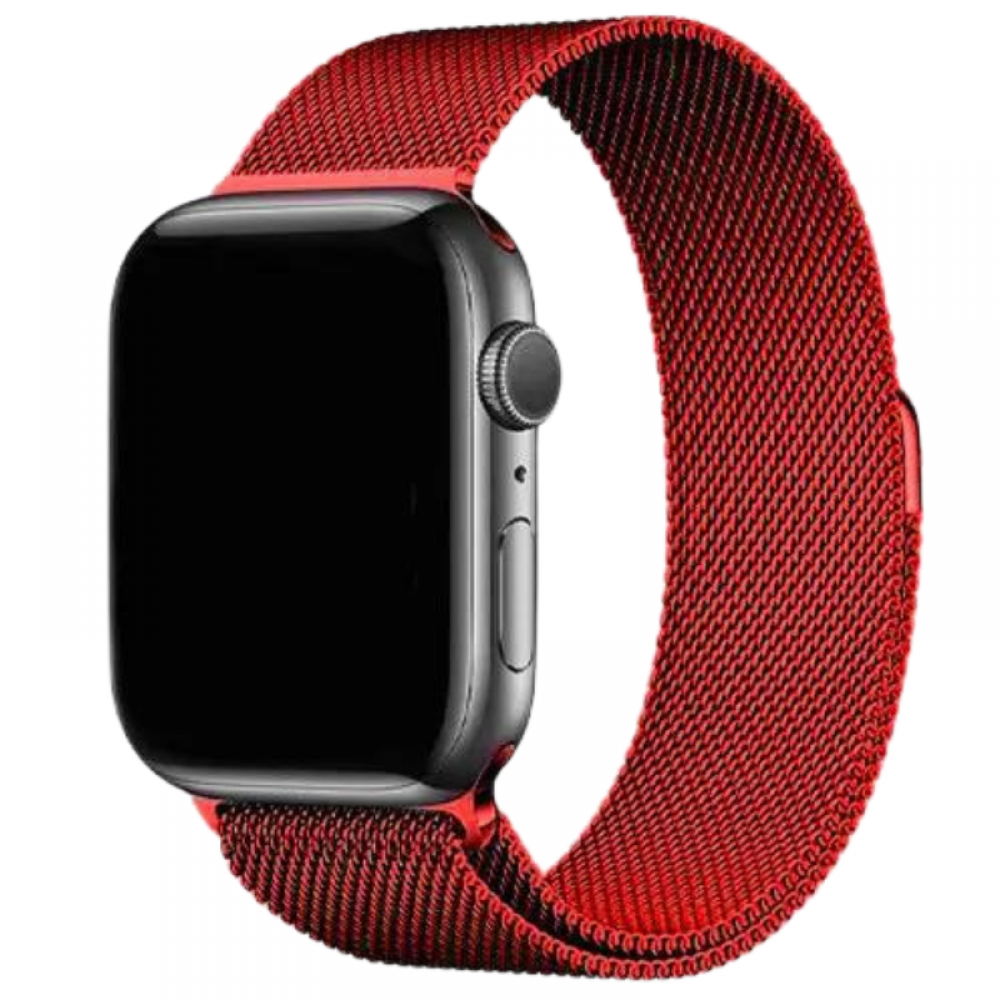 Ремінець Apple Watch Milanese Loop 42mm/44mm/45mm/49mm (Red)