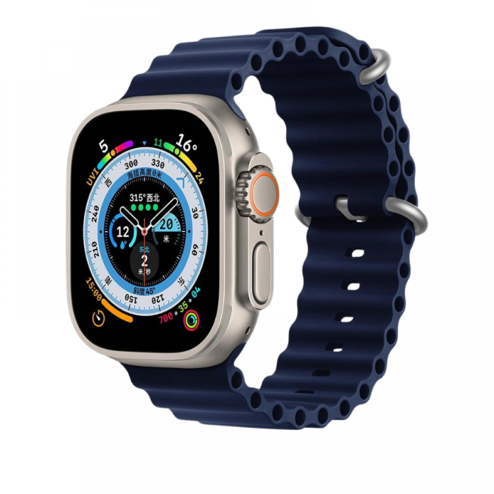 Ремінець Ocean Band для Apple Watch 42mm/44mm/45mm/49mm (Blue Cobalt)