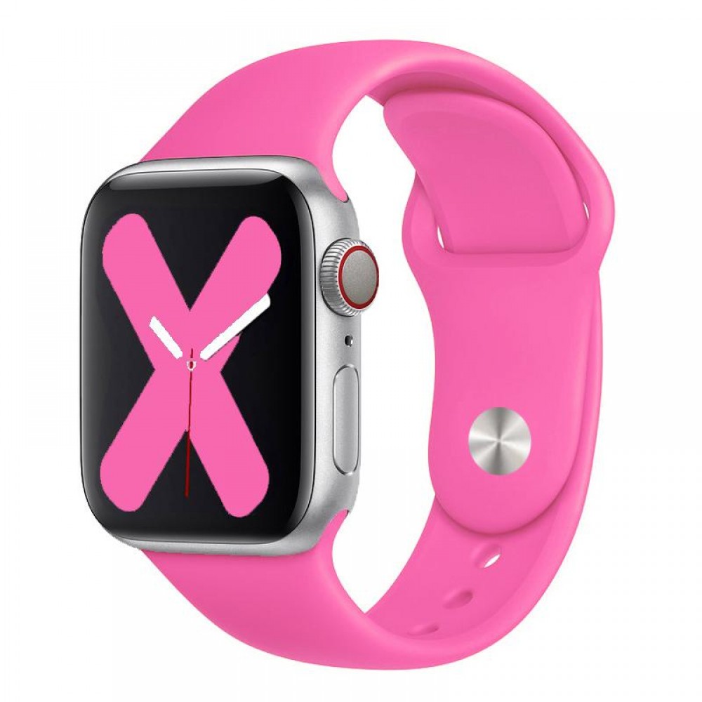 Apple Sport Band for Apple Watch 38mm/40mm/41mm (Bright Pink)