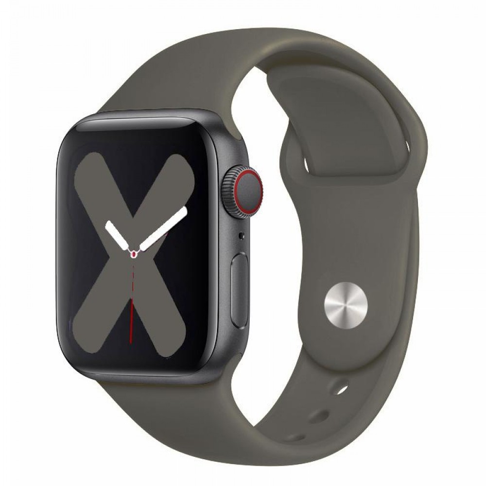 Apple Sport Band for Apple Watch 42mm/44mm/45mm/49mm (Gray)