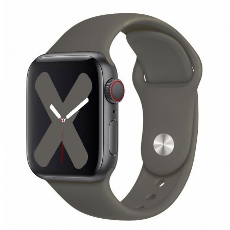 Apple Sport Band for Apple Watch 38mm/40mm/41mm (Gray)