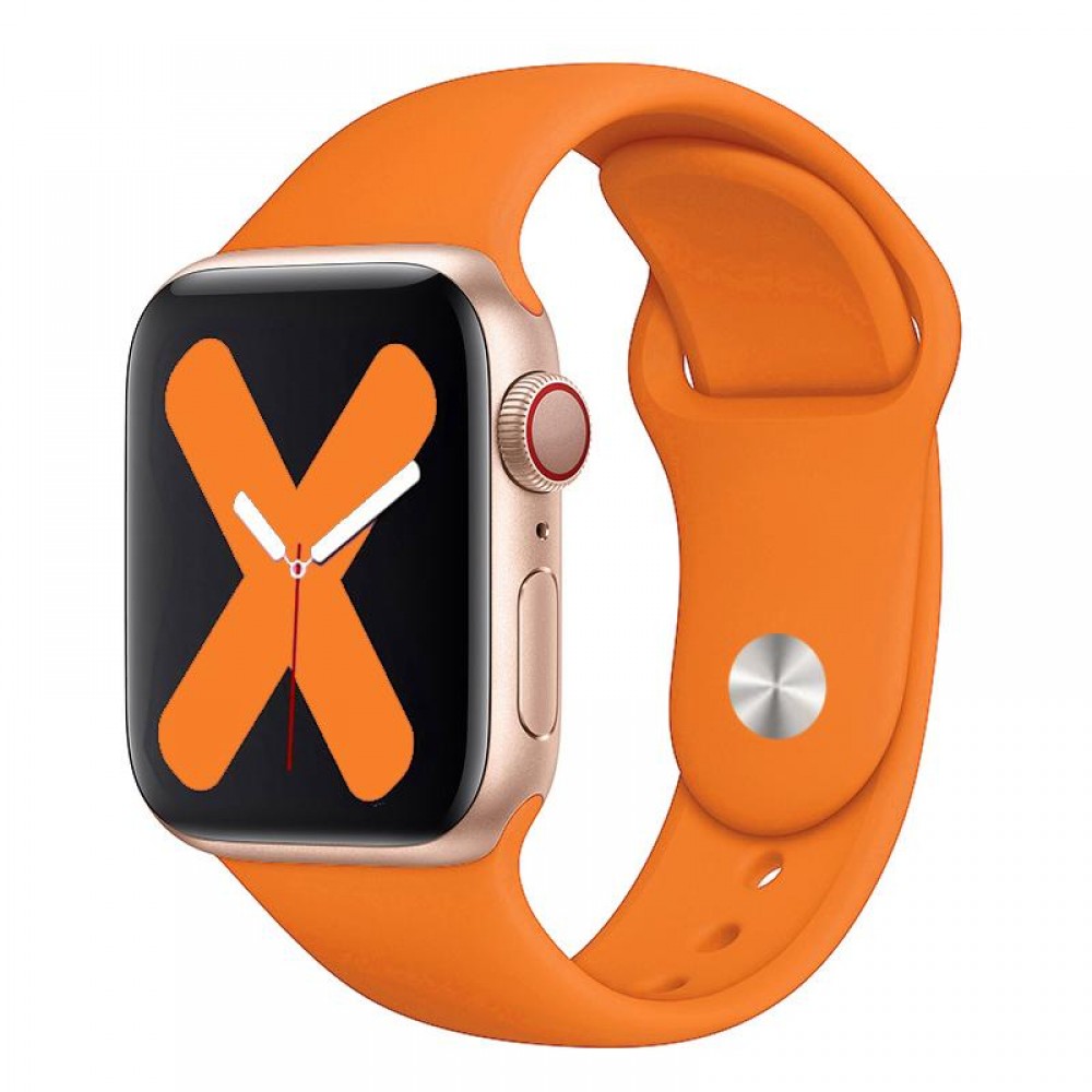 Apple Sport Band for Apple Watch 42mm/44mm/45mm/49mm (Orange)