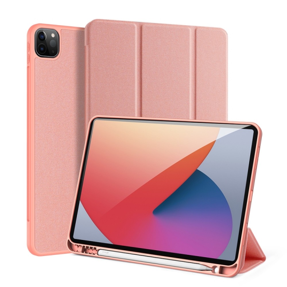 Чохол-книжка Dux Ducis Domo Series для Apple iPad Pro 12.9" 2020/2021 (Рожевий) у Полтаві