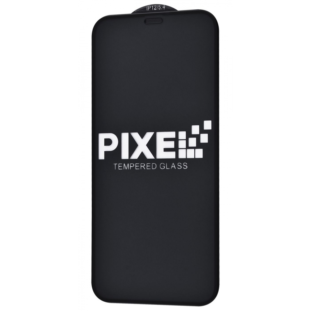 Захисне скло Pixel Full Screen для iPhone 12 mini (Чорний) у Полтаві