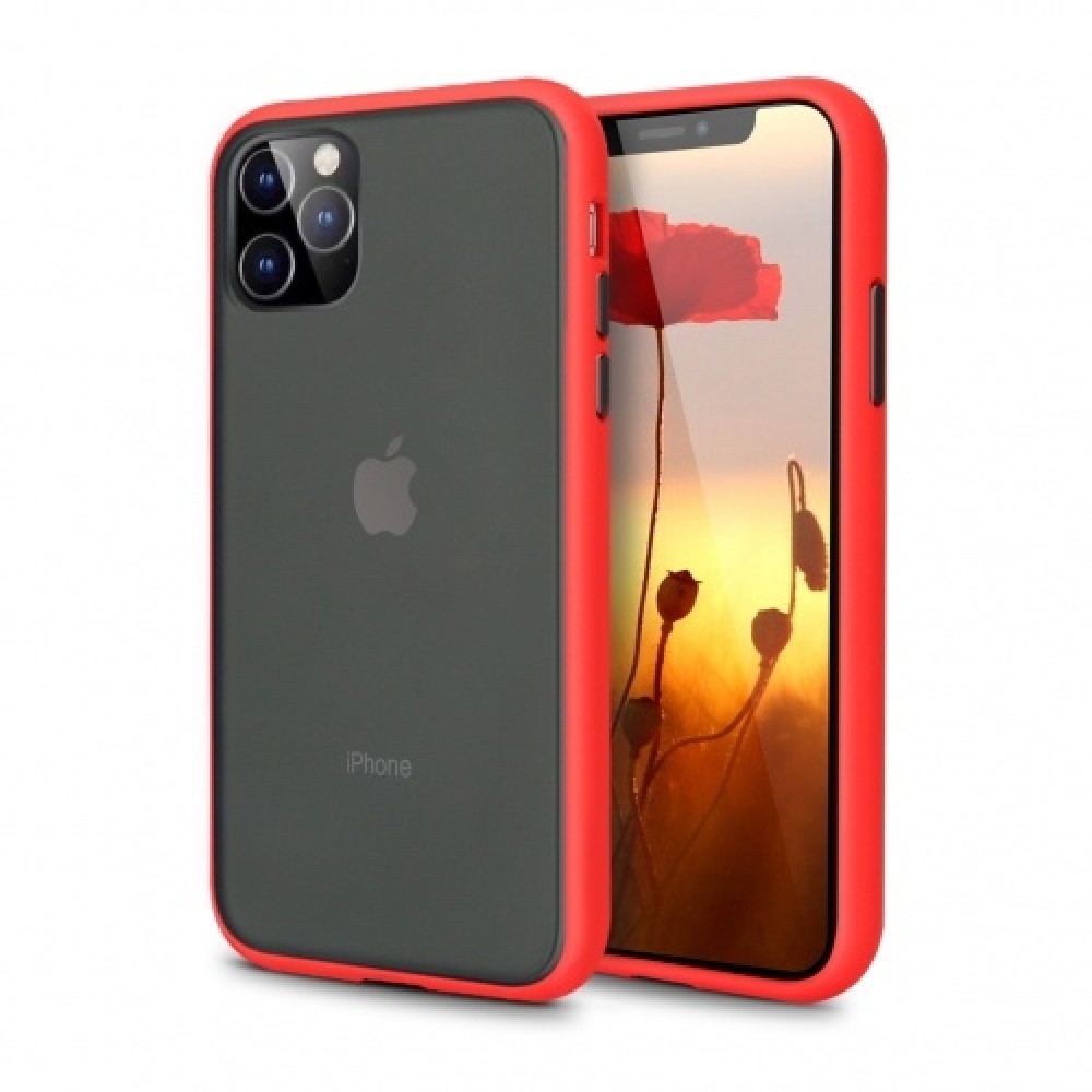 Накладка Goospery Peach garden на iPhone 11 Pro Max (Red/Black) у Вінниці