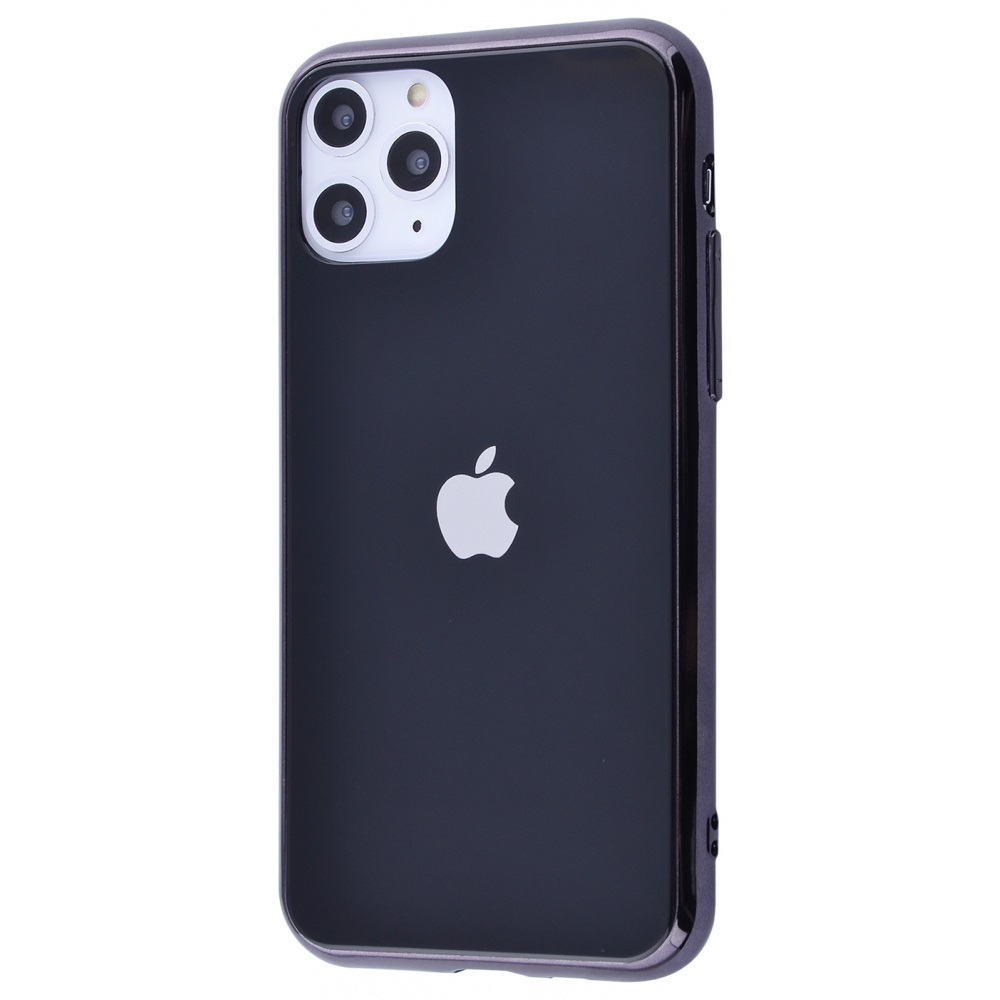 Чохол Glass iPhone case на iPhone 11 Pro (Black) у Чернівцях