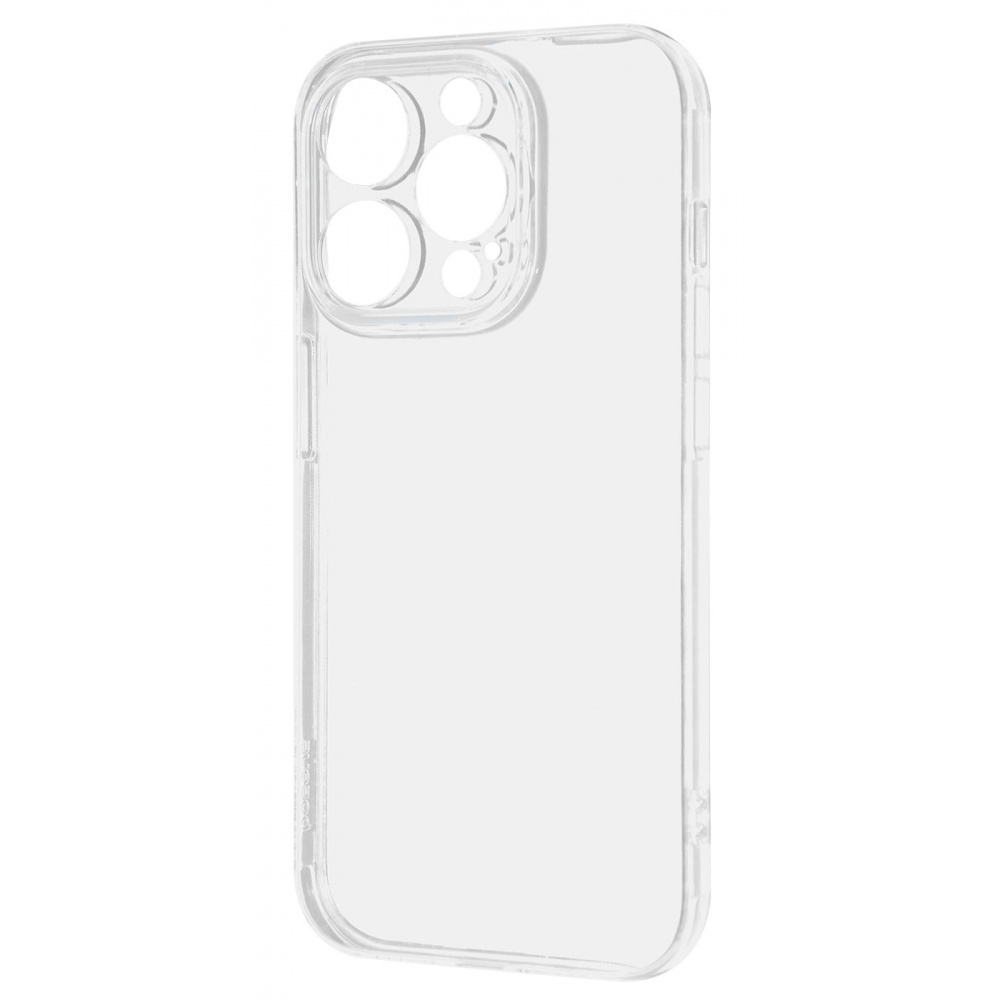 Силіконова накладка Baseus Simple Series 2 для iPhone 15 Pro Max (Прозорий)