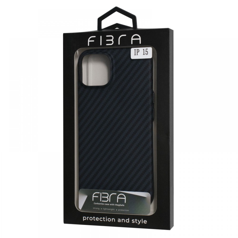 Чохол Fibra Carbonite Case with MagSafe для Apple iPhone 15 Pro Max (Black)