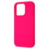 Чохол WAVE Full Silicone Cover для Apple iPhone 15 Pro Max (Bright Pink) у Житомирі