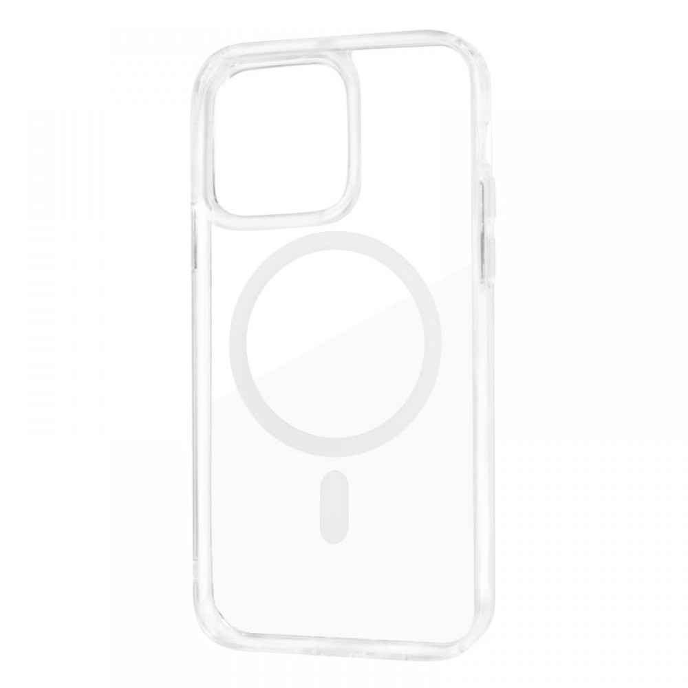 Чохол Fibra Crystal Case with MagSafe для Apple iPhone 15 (Прозорий)