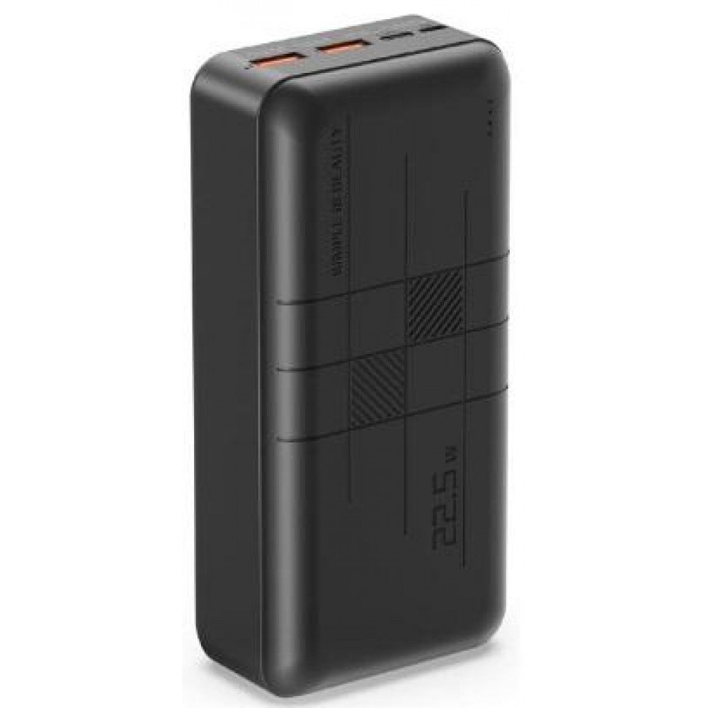 Зовнішній акумулятор XO PR189 22.5W на 30000 mAh (Black)