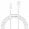 Lightning USB-кабель Baseus Superior Series 2.4A 2m (Білий) у Сумах