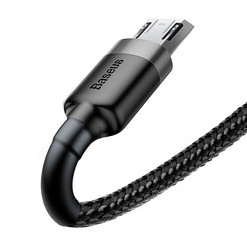 Micro-USB кабель Baseus Cafule Cable 2.4A (Чорний)