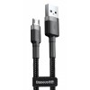 Micro-USB кабель Baseus Cafule Cable 1.5A 2m (Чорний) у Сумах