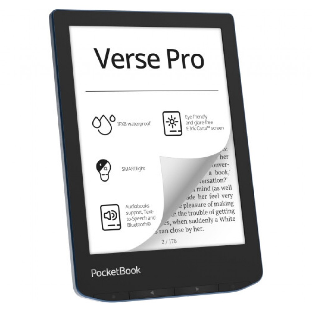 Електронна книга PocketBook 634 Verse Pro Azure (PB634-A-CIS)