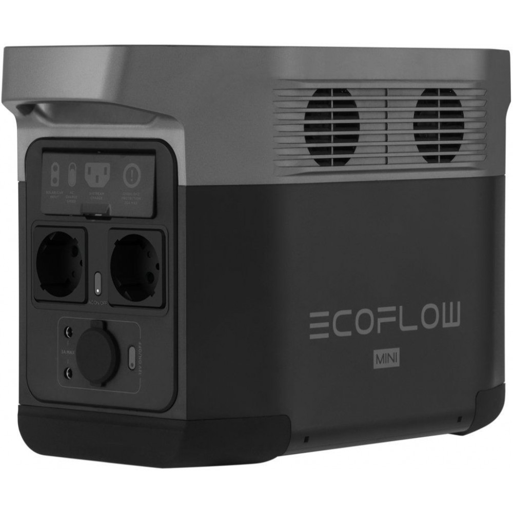 Портативна зарядна станція EcoFlow DELTA mini (882 Вт⋅год) (Чорний)